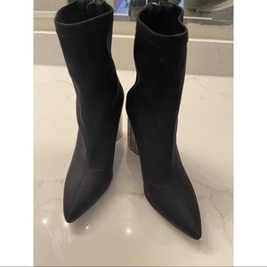 PLT Black Sock Boots